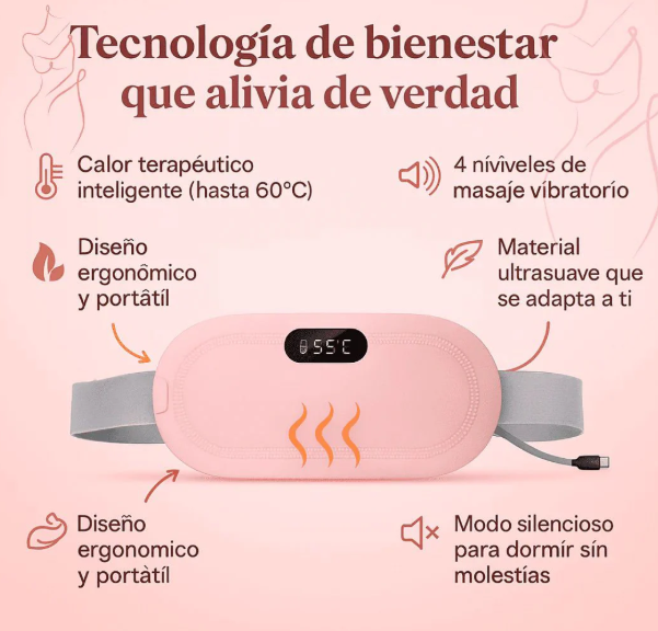 Cinturón Térmico Menstrual - ¡Vive tu ciclo sin molestias! 🌸
