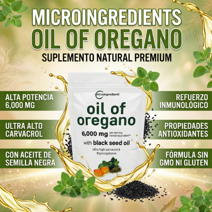 Aceite de orégano 🍃- Defensa Antioxidante para el cuerpo 💪