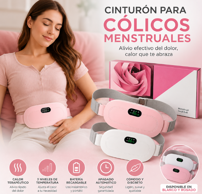 Cinturón Térmico Menstrual - ¡Vive tu ciclo sin molestias! 🌸