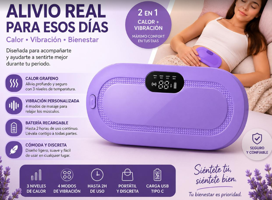 Cinturón Térmico Menstrual - ¡Vive tu ciclo sin molestias! 🌸