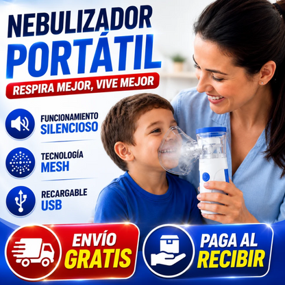 Nebulizador Mesh - Comodidad al respirar 😮‍💨