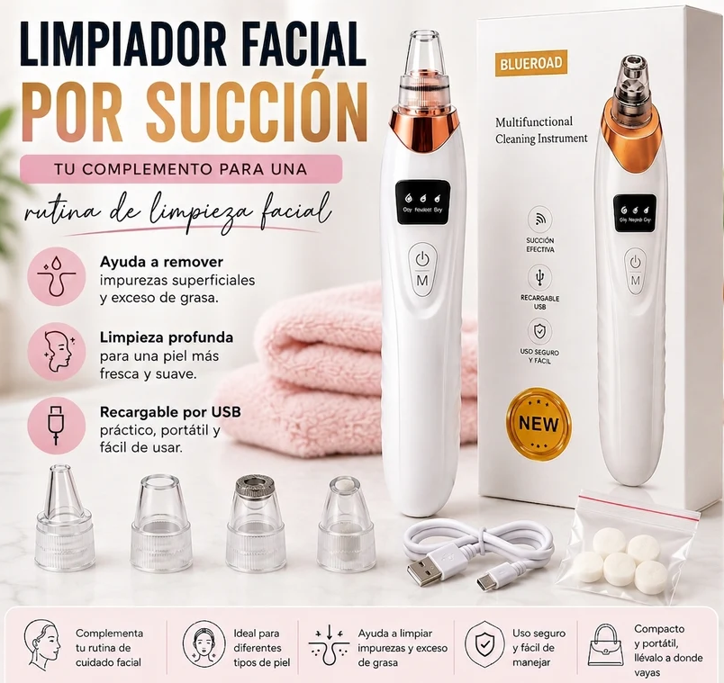 Limpiador Eléctrico - Una piel más limpia y suave