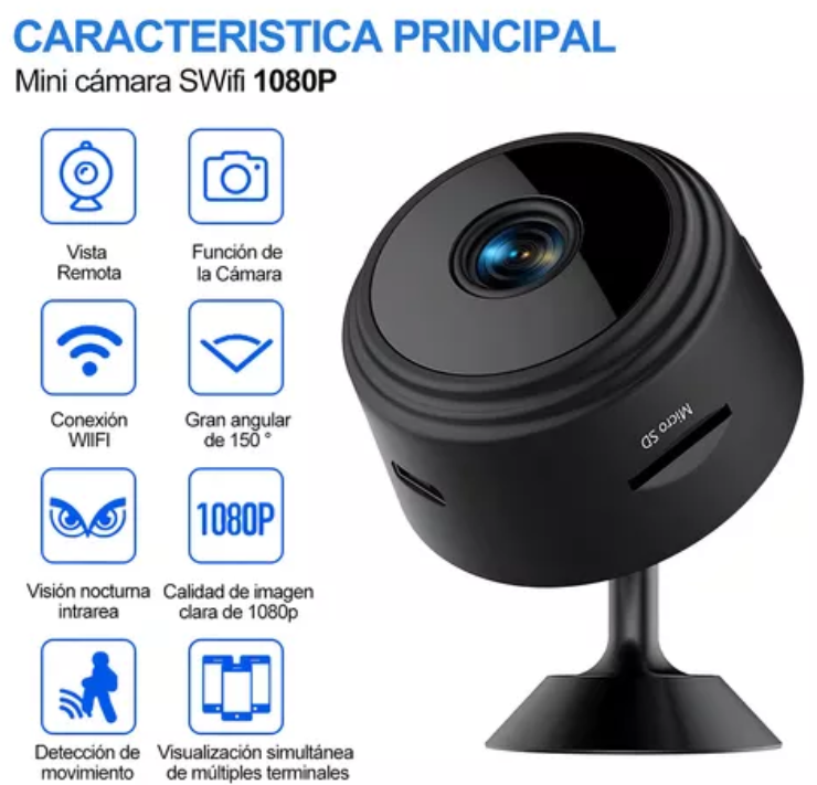 Mini Cámara Espía - Descubre la VERDAD 📹👀