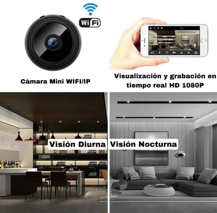 Mini Cámara Espía - Descubre la VERDAD 📹👀