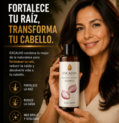 Shampoo Excalvo 🌸- Fortalecimiento Capilar 💆‍♀️