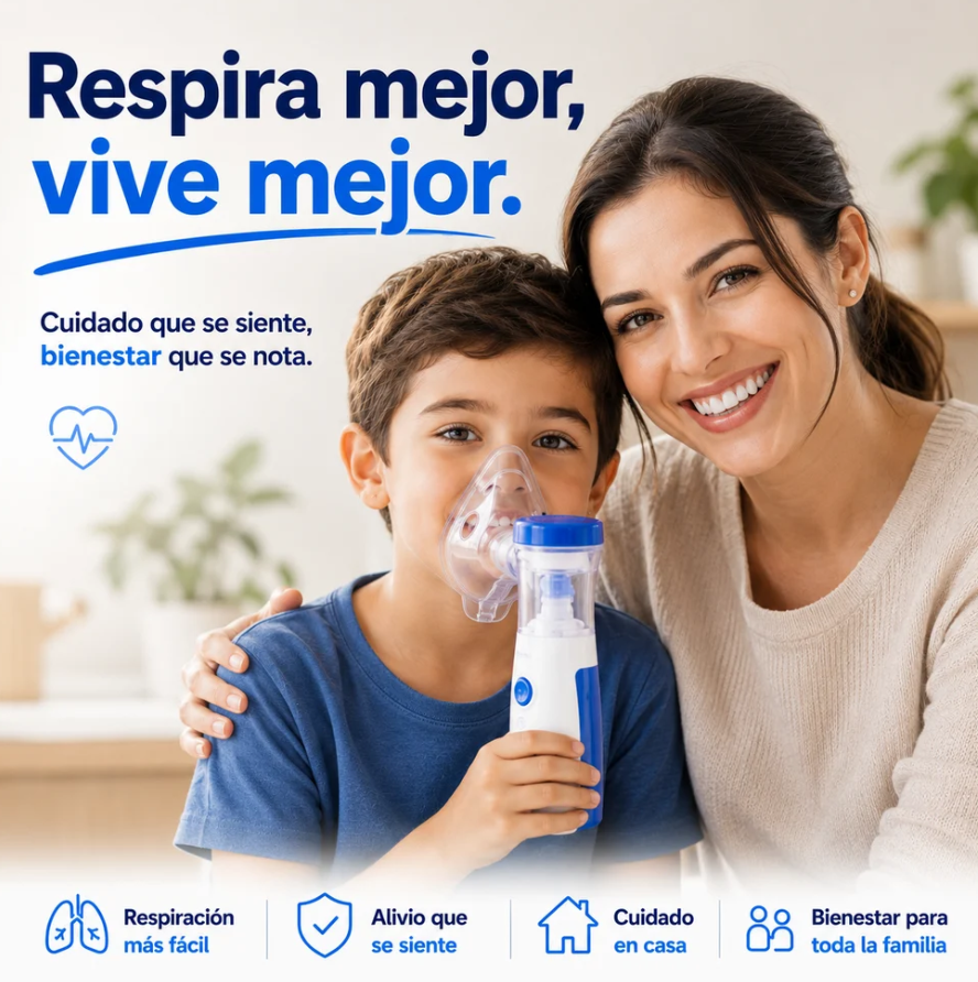 Nebulizador Mesh - Comodidad al respirar 😮‍💨
