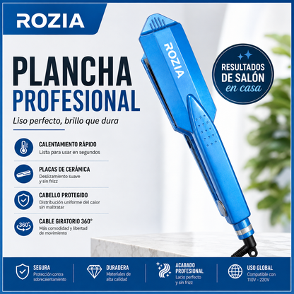Plancha Rozia 💆‍♀️- Tu aliada para un cabello perfecto 💖