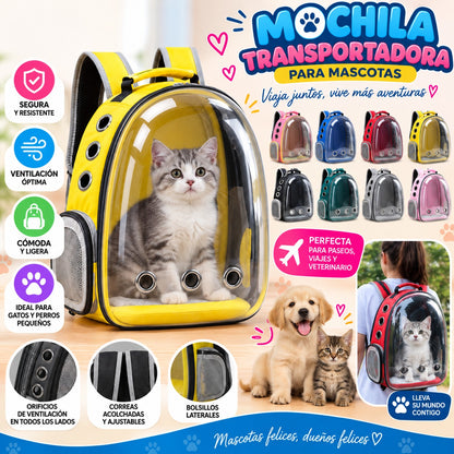 Mochila para mascotas 🐶😸 - Lleva a tu engreído contigo ❤️